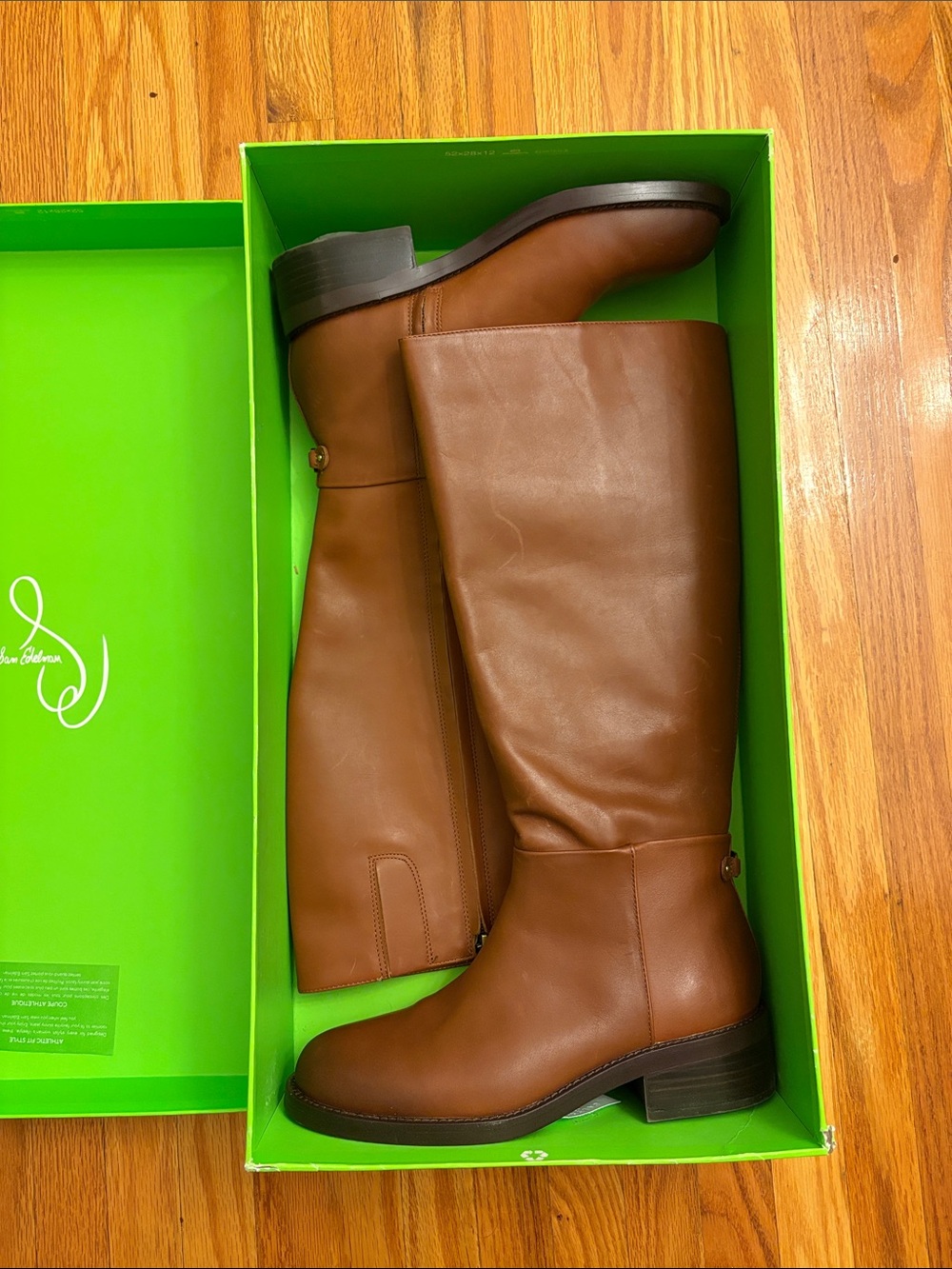 BNIB Sam Edelman Tall Brown Leather Over-the-Knee Boots